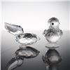 Image 1 : 2pc Swarovski Crystal Figurines, Standing Duck, Pelican