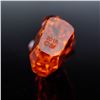 Image 4 : 2pc Swarovski Crystal Lovlots Mini Mo Figurines, Deep Orange, Golden Shadow