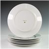Image 2 : 6pc Tiffany & Co. White Porcelain Charger Plate Set