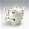 Image 2 : Belleek China, Shamrock Tea for One