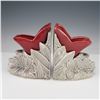Image 1 : Pair of McCoy Pottery Red Planter Bookends