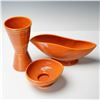 Image 3 : 3pc McCoy Pottery Vase, Bowl, and Planter, Harmony Line