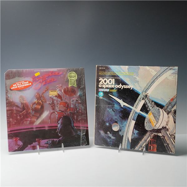 2pc Empire Jazz and 2001: A Space Odyssey Soundtrack Vinyls