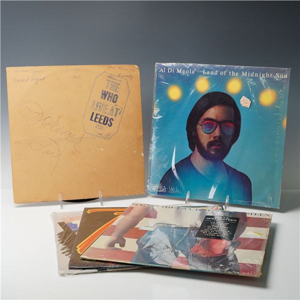 5pc Rock & Roll Vinyl Record Set, Al Di Meola, The Who, ZZ Top, Springsteen