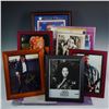 Image 1 : 11pc Framed and Loose Celebrity Photographs and Collectibles