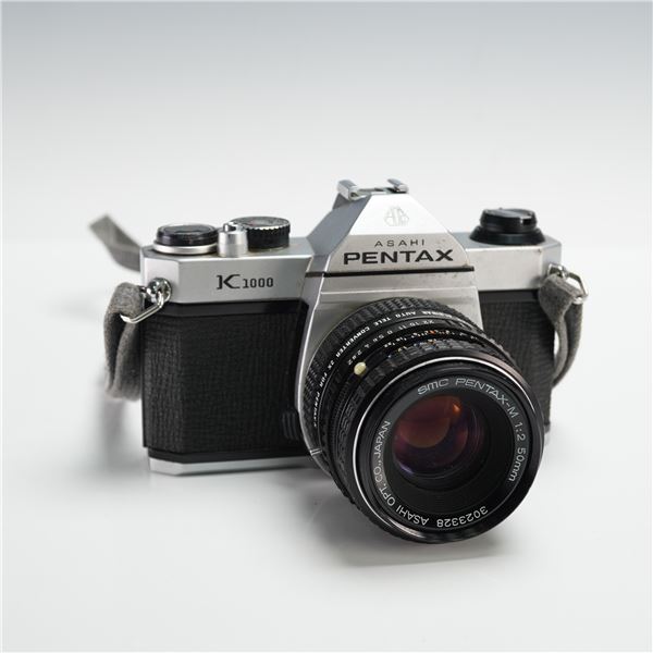 Asahi Pentax K1000 35mm Film Camera with 50mm Lens