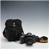 Image 1 : 2pc Nikon N4004 AF 35mm SLR Camera with 35-70mm Lens + Carrying Case