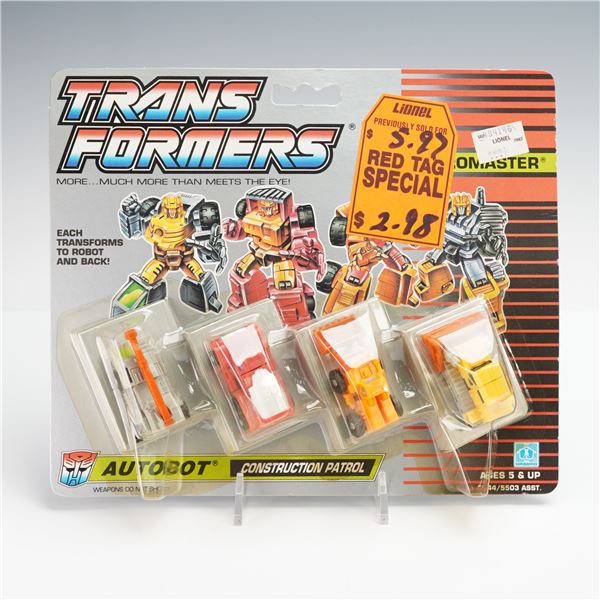 Transformers G1 Autobot Construction Patrol Micromaster Set
