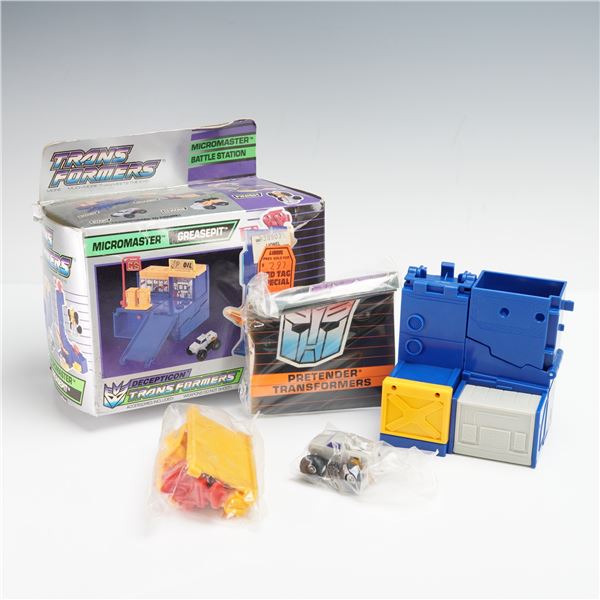 Transformers G1 Greasepit Micromaster Battle Station