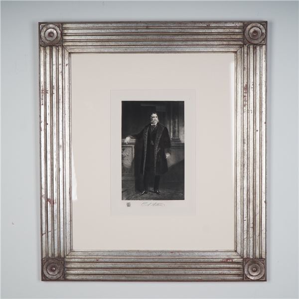 Daniel Huntington (Aft.) Engraving, Portrait of President Chester A. Arthur