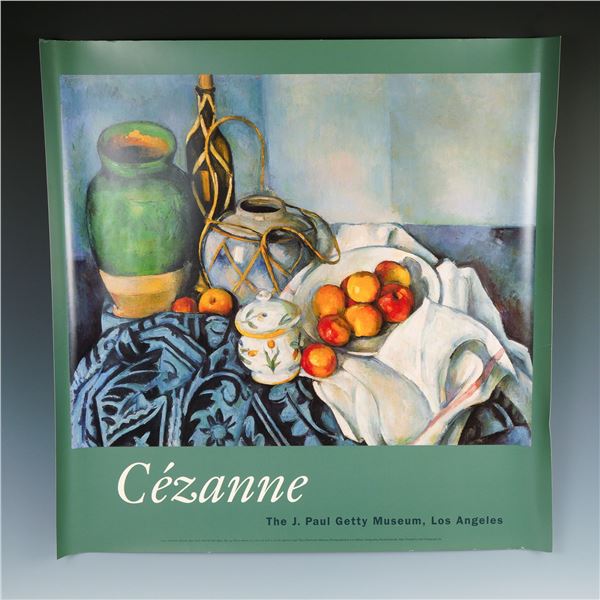 Paul Cezanne Exhibition Poster The J. Paul Getty Museum