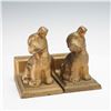 Image 2 : Pair of Cast Iron Puppies Bookends