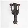 Image 4 : 2pc Cast Metal Neoclassical Style Wall Sconces