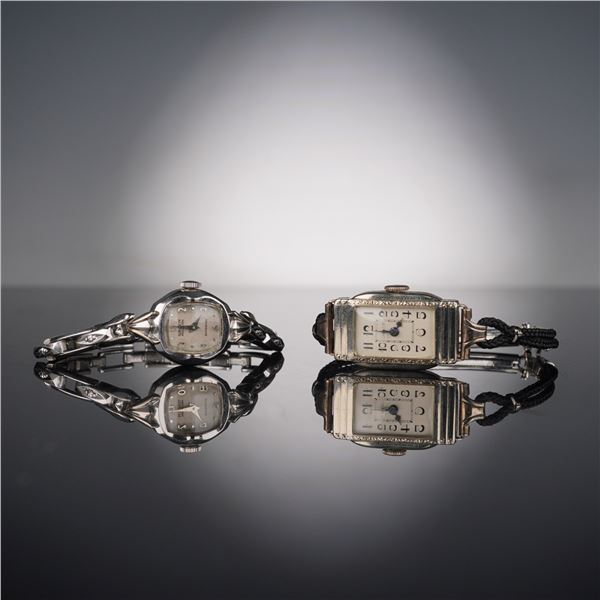 2pc Gruen Ladies Wristwatches