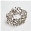 Image 6 : 2pc Costume Rhinestone Brooch and Bracelet