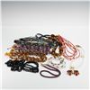 Image 2 : Assortment of Costume Beaded Necklaces and Intaglio Earrings