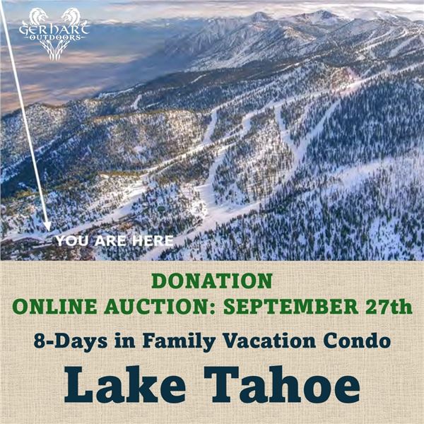 8-Days in Family Vacation Condo in Lake Tahoe