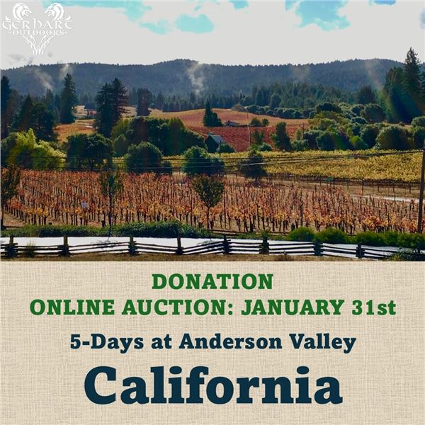 5-Days at Anderson Valley Wine Country
