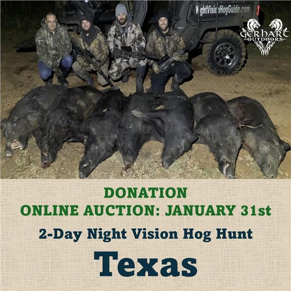 2-Day Night Vision Hog Hunt in Texas