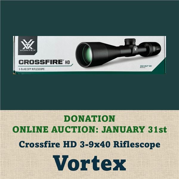Vortex Crossfire HD 3-9x40 Riflescope