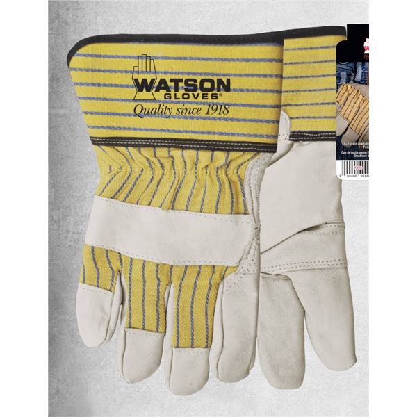 Watson Gloves Poor Boy A281BSL Large Foam-Lined Leather Gloves