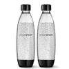 Image 1 : Sodastream 1L Fuse Black Bottles Twin Pack