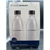 Image 2 : Sodastream 1L Fuse Black Bottles Twin Pack