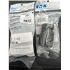 Image 3 : Eaton AH5969BK Quick Grip Connector, 15A 125V, Black, Lot of 2