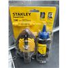 Image 4 : Stanley PowerWinder Chalk Line Reel and Chalk, 100 Ft / 30m
