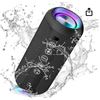 Image 1 : Ortizan X10 Wireless Speaker with RGB Light Show and IPX7 Waterproof, Black