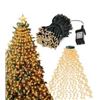 Image 1 : Christmas Tree Lights, Cascading Twinkle Lights for Christmas Tree, 6.6FT×16 Lines, 400 Diamond LED 