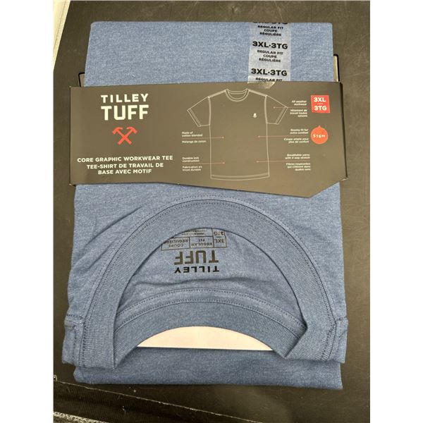 Tilley Tuff Core Graphic Workwear Tee, Size 3XL/3TG, Blue