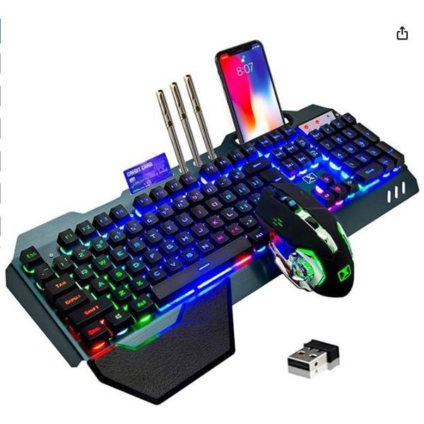 K680 Gaming Keyboard and Mouse with LED Backlit Features