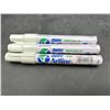 Image 1 : 3 Artline 34 XF White Paint Markers – Xylene Free