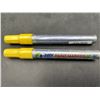 Image 2 : JTC Japan Paint Marker 4-Pack, Model ZX-480, Yellow Color