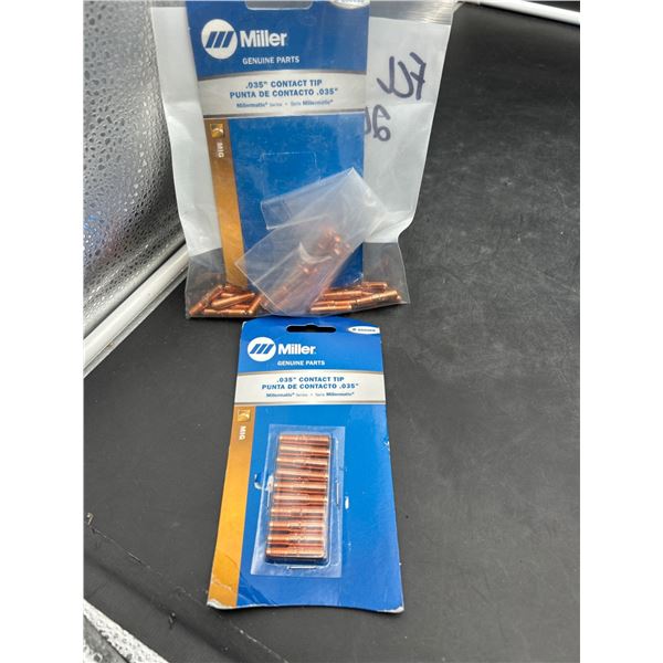 Miller Genuine Parts .035 Contact Tips, Model #000068, Pack of 10