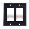 Image 1 : LOT OF 6 Black Double Switch Wall Plates, Model 2152BK