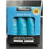 Image 2 : Neutrogena Hydro Boost Water Gel Lotion Sunscreen SPF 50, 3X88 mL