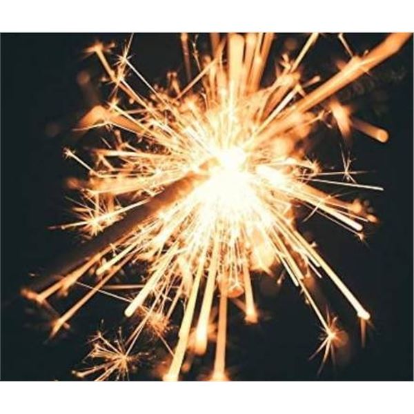 Samrok Sparklers Etincelles 12-Inch, Lot of 10 Packs