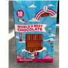Image 2 : MrBeast Feastables Milk Chocolate World’s Best Chocolate 10 Bars