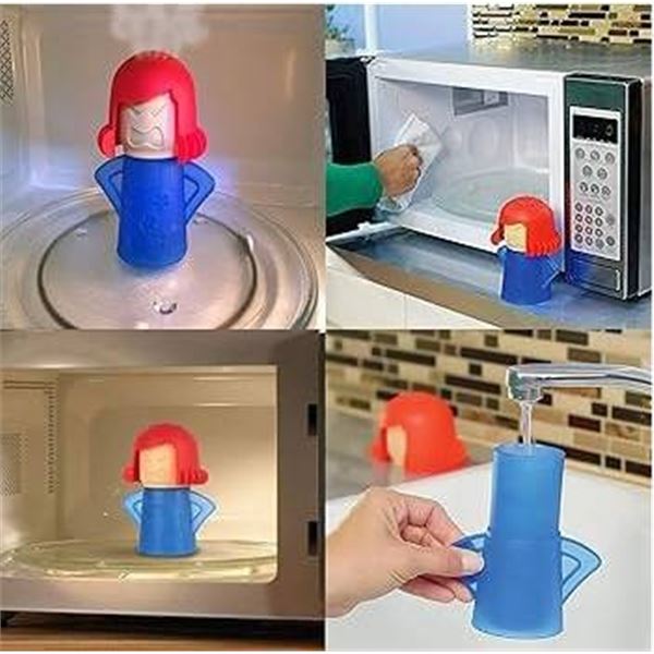 Angry Mama Microwave Cleaner with Steam Function