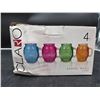 Image 2 : Claro Barrel Mugs Set, 4 Pieces, 17 OZ Each, Multicolor