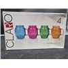 Image 4 : Claro Barrel Mugs Set, 4 Pieces, 17 OZ Each, Multicolor