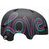 Image 1 : Bell Ollie Multisport Helmet for Ages 8-14, Black with LOVE Design