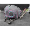 Image 2 : Bell Ollie Multisport Helmet for Ages 8-14, Black with LOVE Design