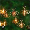 Image 1 : Moonrays 10 Piece Solar Bee String Lights Fusion Brand Model 27039