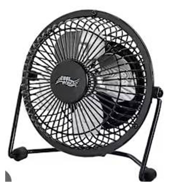 Zoomworks USB Desk Fan with Switch Control, 5V