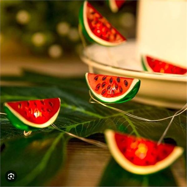 Mercury Watermelon LED String Lights with 10 Lights