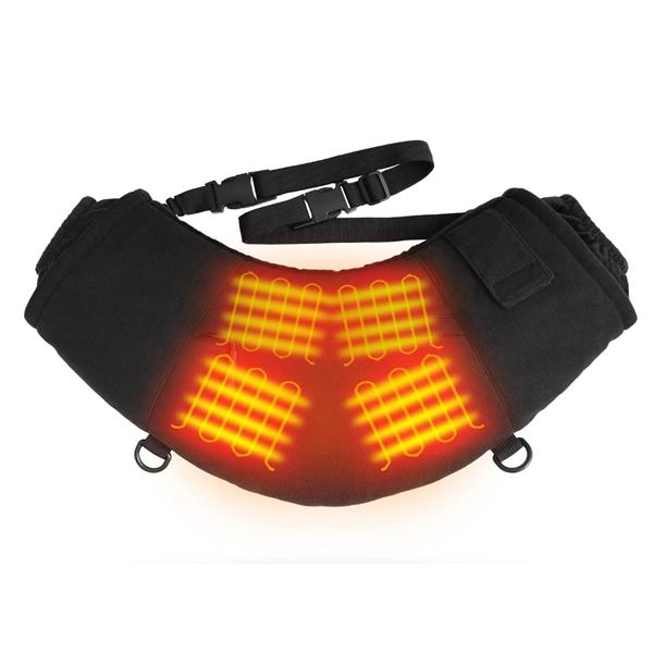 PTAHDUS Heated Hand Warmer Pouch with 7.4V Rechargeable Battery, Portable Heated Hand Muff