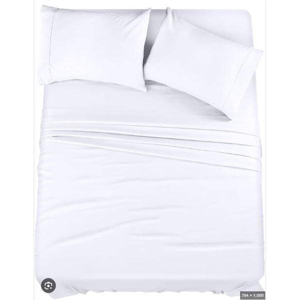 Utopia Full Bed Sheet Set – Brushed Microfiber, 4-Piece Set